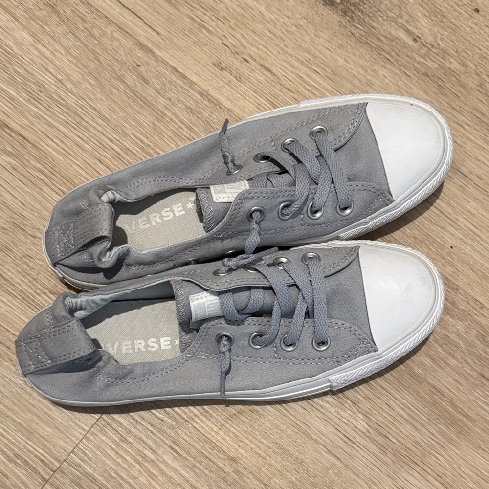 Converse Grey Low-Top Sneakers